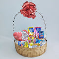 Cesta de Chocolates Personalizada Carinho Doce